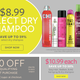 Beauty Brands, $9 haircare products. Use code EC12490 to get $3.50 a purchase of $10+.